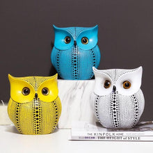 Load image into Gallery viewer, Abstract Owl Figurine