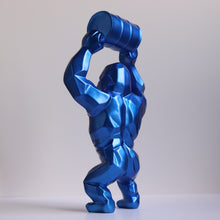 Load image into Gallery viewer, Geometric Mad King Kong Statue