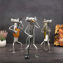 Load image into Gallery viewer, Metal Cat Musical Band
