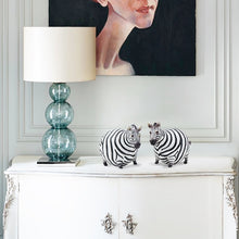 Load image into Gallery viewer, Chubby Zebra Figurine