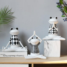 Load image into Gallery viewer, Yoga Frog Sculpture