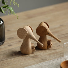 Load image into Gallery viewer, Wooden Elephant Figurine
