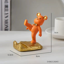 Load image into Gallery viewer, Geometric Bear Phone Holder
