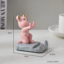 Load image into Gallery viewer, Geometric Bear Phone Holder