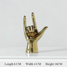 Load image into Gallery viewer, Golden Hand Gesture