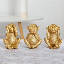 Load image into Gallery viewer, Three Wise Golden Monkeys
