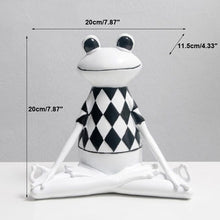 Load image into Gallery viewer, Yoga Frog Sculpture