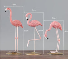 Load image into Gallery viewer, Pink Flamingo Figurine