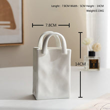 Load image into Gallery viewer, Ceramic Bag Shaped Vase