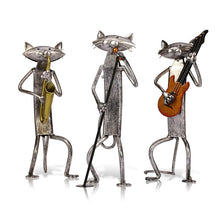Load image into Gallery viewer, Metal Cat Musical Band