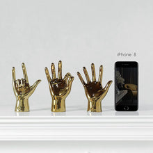 Load image into Gallery viewer, Golden Hand Gesture