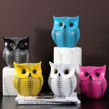 Load image into Gallery viewer, Abstract Owl Figurine