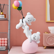 Load image into Gallery viewer, Baby Polar Bear With Balloons