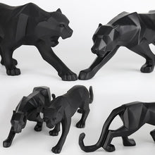 Load image into Gallery viewer, Geometric Black Panther Sculpture