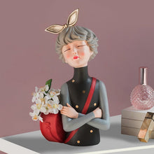 Load image into Gallery viewer, Retro Modern Lady Decorative Vase