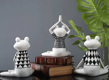 Load image into Gallery viewer, Yoga Frog Sculpture
