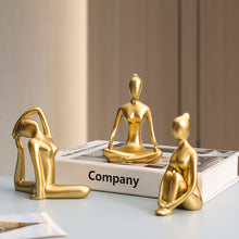 Load image into Gallery viewer, Abstract Yoga Poses Decor