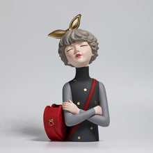 Load image into Gallery viewer, Retro Modern Lady Decorative Vase
