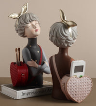 Load image into Gallery viewer, Retro Modern Lady Decorative Vase