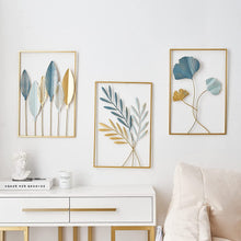Load image into Gallery viewer, Metal Leaf Wall Decor