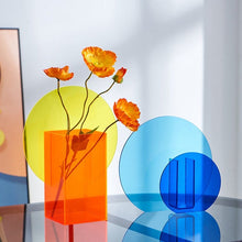 Load image into Gallery viewer, Duo Color Acrylic Vase