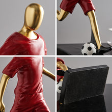 Load image into Gallery viewer, Abstract Football Player Figurine