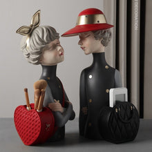 Load image into Gallery viewer, Retro Modern Lady Decorative Vase