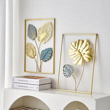 Load image into Gallery viewer, Metal Leaf Wall Decor
