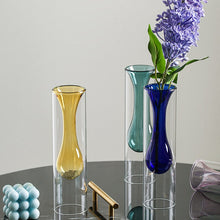 Load image into Gallery viewer, Nordic Dual Color Transparent Vase