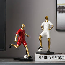 Load image into Gallery viewer, Abstract Football Player Figurine