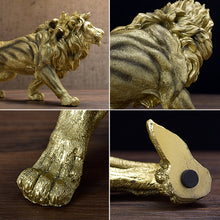 Load image into Gallery viewer, Golden Lion King Statue