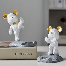 Load image into Gallery viewer, Geometric Bear Phone Holder