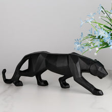 Load image into Gallery viewer, Geometric Black Panther Sculpture