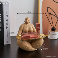 Load image into Gallery viewer, Abstract Yoga Lady Candy Tray