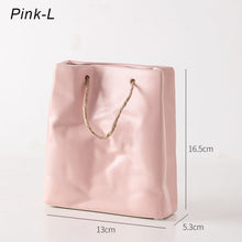 Load image into Gallery viewer, Ceramic Paper Bag Vase