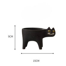 Load image into Gallery viewer, Animated Cat Ceramic Vase