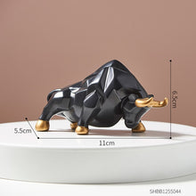 Load image into Gallery viewer, Geometric Bull Figurines