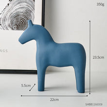 Load image into Gallery viewer, Wooden Dala Horse Sculpture