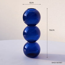 Load image into Gallery viewer, Stacked Sphere Glass Vase
