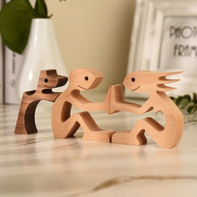 Load image into Gallery viewer, Wooden Lover Figurines