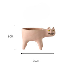Load image into Gallery viewer, Animated Cat Ceramic Vase