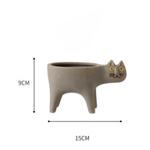 Load image into Gallery viewer, Animated Cat Ceramic Vase