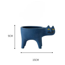 Load image into Gallery viewer, Animated Cat Ceramic Vase