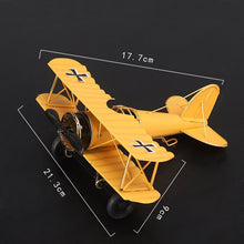 Load image into Gallery viewer, Retro Metal Plane Craft