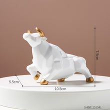 Load image into Gallery viewer, Geometric Bull Figurines