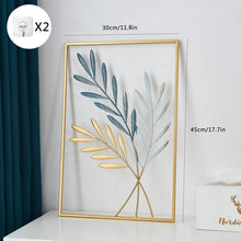 Load image into Gallery viewer, Metal Leaf Wall Decor