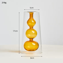 Load image into Gallery viewer, Nordic Dual Color Transparent Vase