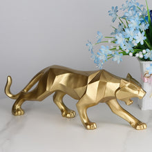 Load image into Gallery viewer, Geometric Black Panther Sculpture