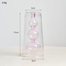Load image into Gallery viewer, Nordic Dual Color Transparent Vase