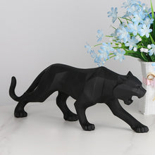 Load image into Gallery viewer, Geometric Black Panther Sculpture